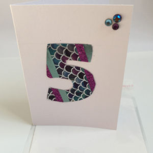 mermaid-5th-birthday-card