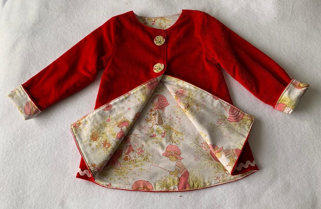 Red Jacket w Holly Hobby Lining (2)